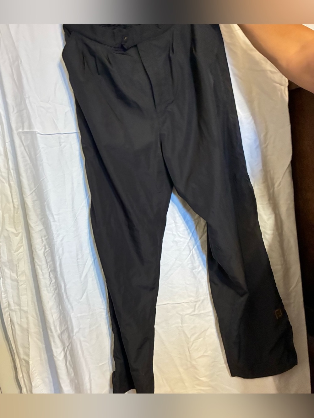 FootJoy Black Raincoat Pants - Solid Black